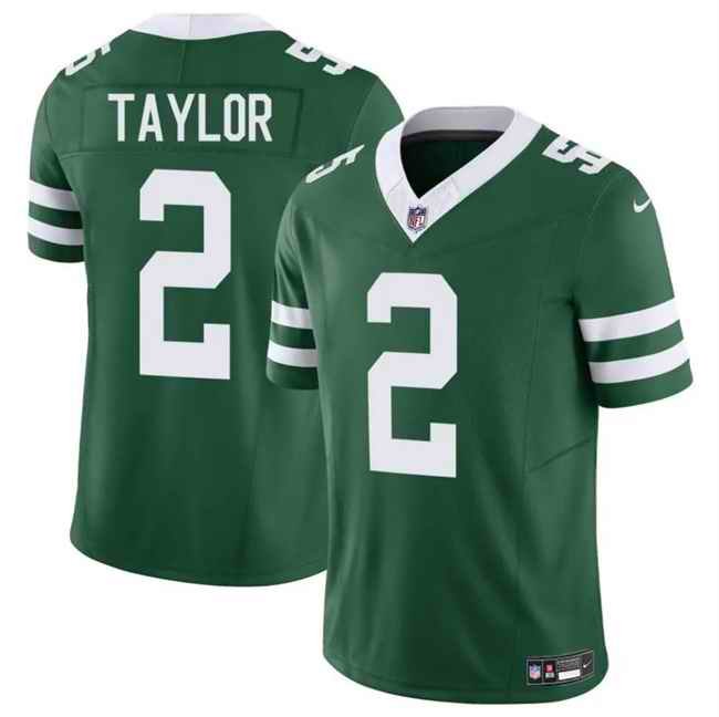 Men's New York Jets #2 Tyrod Taylor Green 2024 F.U.S.E. Vapor Untouchable Limited Stitched Jersey