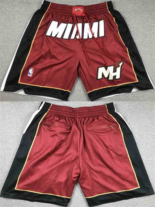 Men's Miami Heat Red Shorts (Run Small)