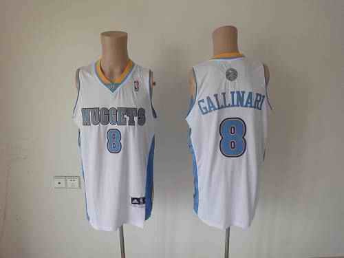 Nuggets #8 Danilo Gallinari White Revolution 30 Stitched NBA Jersey