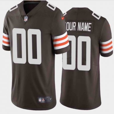 Men's Cleveland Browns ACTIVE PLAYER 2020 New Brown Vapor Untouchable Limited Stitched NFL Jersey