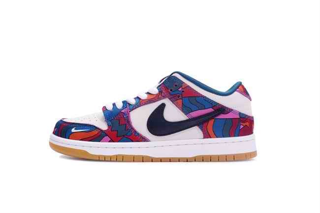 Men's Dunk Low Parra x Pro QS Abstract Art Shoes 0335