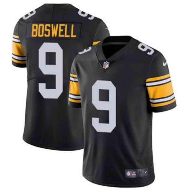 Men's Pittsburgh Steelers #9 Chris Boswell Black Vapor Untouchable  Stitched Jersey