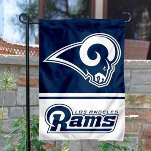 Los Angeles Rams Double-Sided Garden Flag 001 (Pls check description for details)