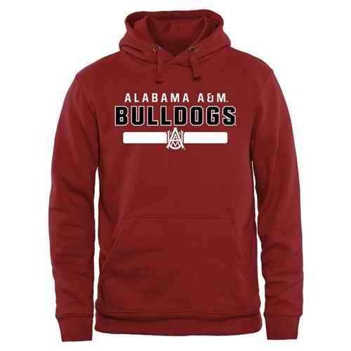 Alabama A&M Bulldogs Team Strong Pullover Hoodie Maroon