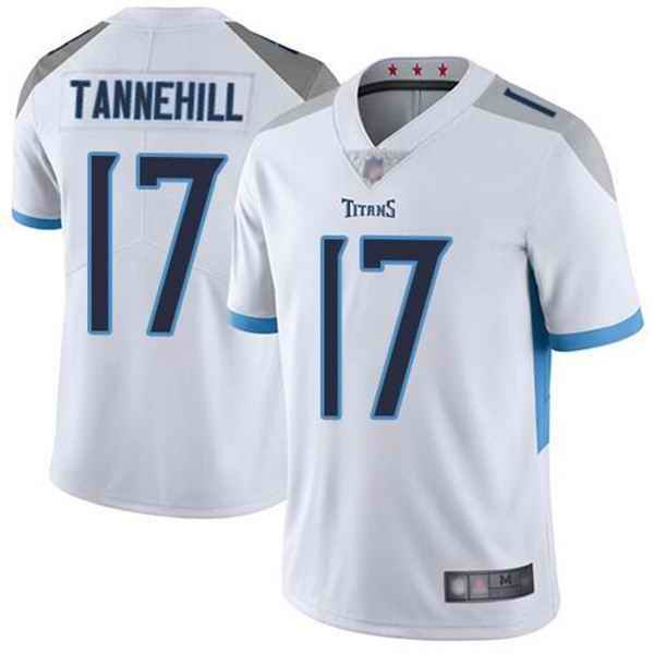 Youth Tennessee Titans #17 Ryan Tannehill White Vapor Untouchable Limited Stitched Jersey