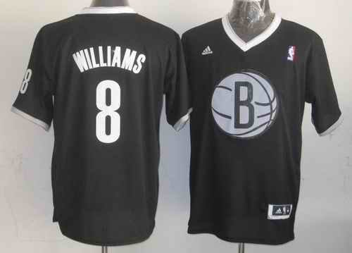 Nets #8 Deron Williams Black 2013 Christmas Day Swingman Stitched NBA Jersey