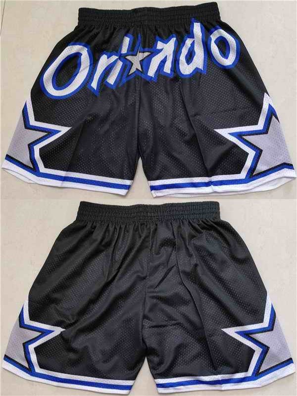 Men's Orlando Magic Black Shorts(Run Small)