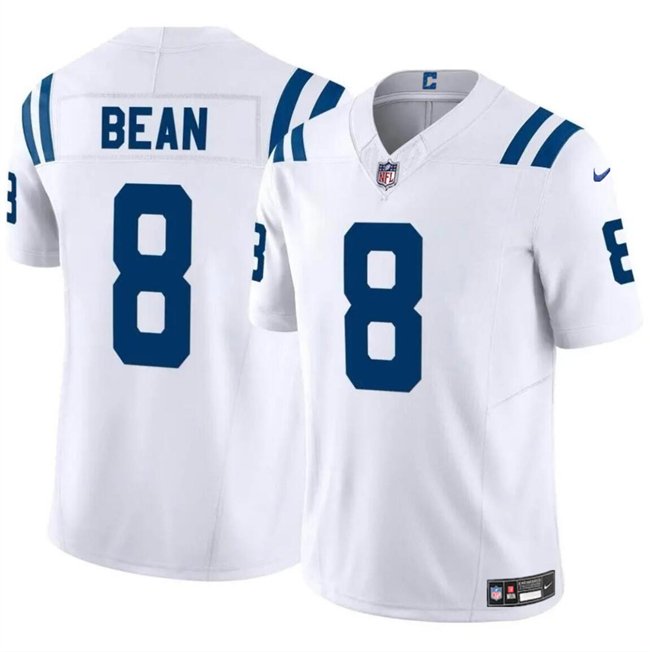 Youth Indianapolis Colts #8 Jason Bean White Vapor Untouchable Limited Stitched Football Jersey