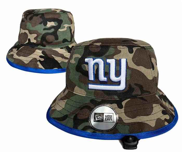 New York Giants New York Giants Salute To Service Stitched Bucket Fisherman Hats 097