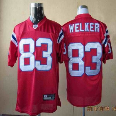 Patriots #83 Wes Welker Red Stitched Youth NFL Jersey