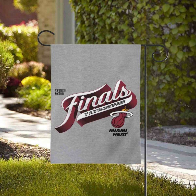 Miami Heat Double-Sided Garden 2023 Finals Flag 001 (Pls check description for details)