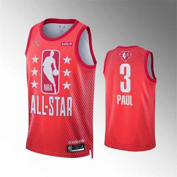 Men's 2022 All-Star #3 Chris Paul Maroon Stitched Jersey