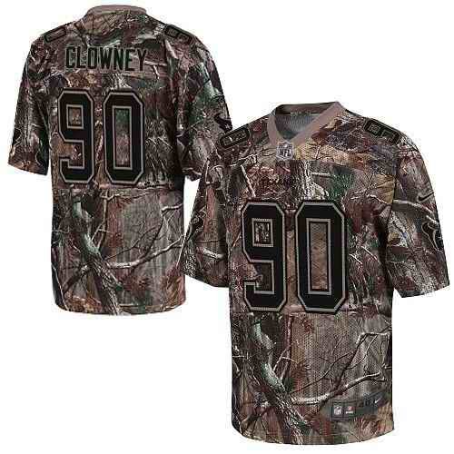 Nike Texans #90 Jadeveon Clowney Camo Men's Stitched NFL Realtree Elite Jersey