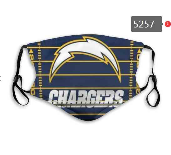 Los Angeles Chargers Face Mask 5257 Filter Pm2.5 (Pls check description for details)