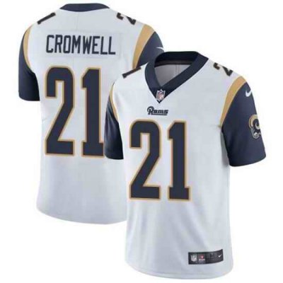 Men's Los Angeles Rams #21 Nolan Cromwell White Vapor Untouchable Limited Stitched