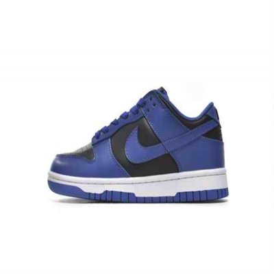 Men's Dunk Low Black/Royal Shoes 0355