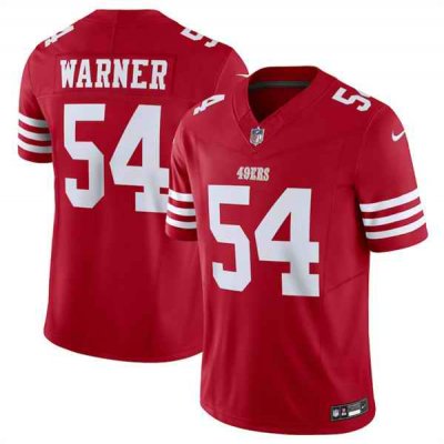 Youth San Francisco 49ers #54 Fred Warner Red 2024 F.U.S.E. Vapor Untouchable Limited Stitched Football Jersey