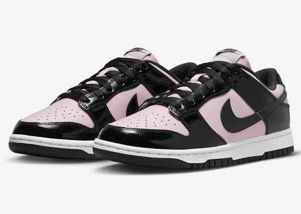 Women's Dunk Low Pink/Black Shoes 184