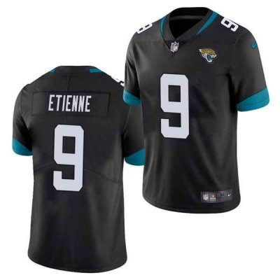 Men's Jacksonville Jaguars #9 Travis Etienne 2021 Black Vapor Untouchable Limited Stitched Jersey