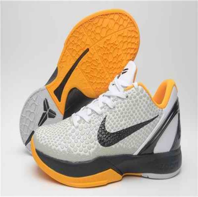 Men's Running Weapon Kobe 6 Grey/Orange/Black Shoes 063