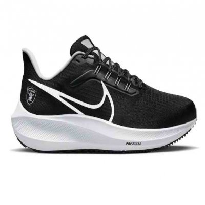 Men's Las Vegas Raiders Black Zoom Pegasus 39 Running Shoes 001