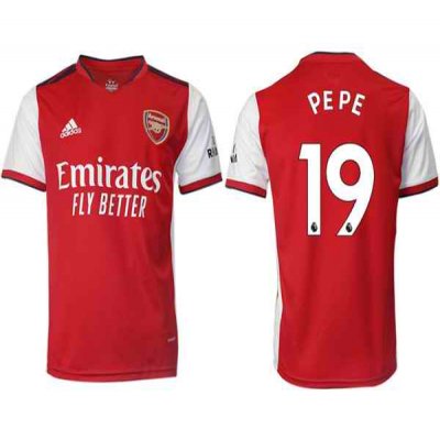 Arsenal F.C #19 Nicolas P'p' Red Home Soccer Jersey