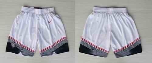 Dream Team USA White Srtip NBA Shorts