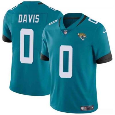 Youth Jacksonville Jaguars #0 Gabe Davis Teal Vapor Untouchable Limited Stitched Jersey