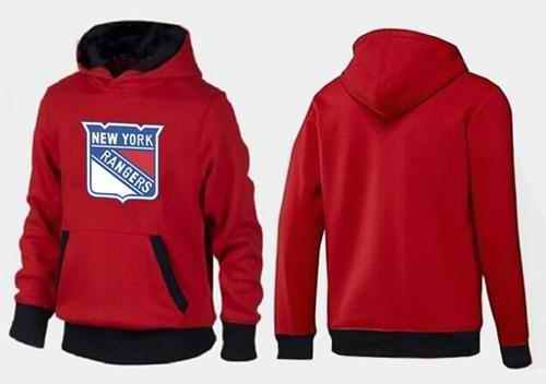 New York Rangers Pullover Hoodie Red & Black