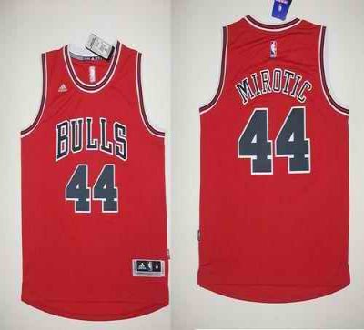 Revolution 30 Bulls #44 Nikola Mirotic Red Stitched NBA Jersey