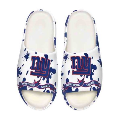 Men's New York Giants Yeezy Slippers/Shoes 001