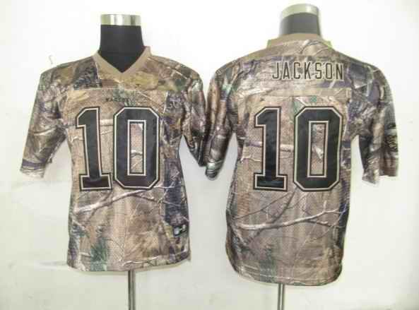 Eagles #10 DeSean Jackson Camouflage Stitched Realtree Collection Youth NFL Jersey