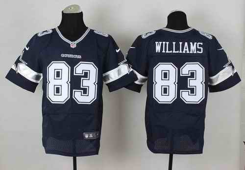 Nike Cowboys #83 Terrance Williams Navy Blue Team Color Men's Stitched NFL Elite Jersey