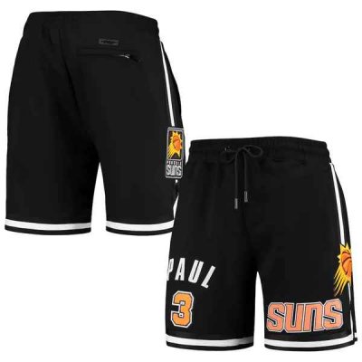 Men's Phoenix Suns #3 Chris Paul Black Shorts