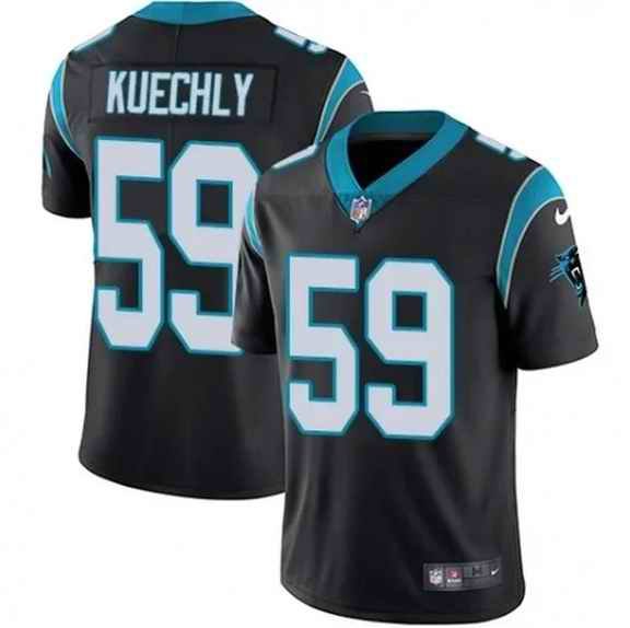 Youth Carolina Panthers  #22 Christian McCaffrey Black Vapor Untouchable Limited Stitched NFL Jersey