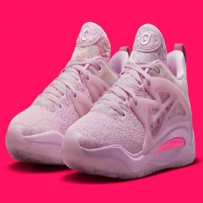 Men's Running weapon Kevin Durant 15 'Aunt Pearl' Pink Shoes 022