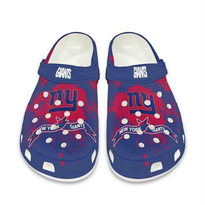 Women's New York Giants Bayaband Clog Shoes 004