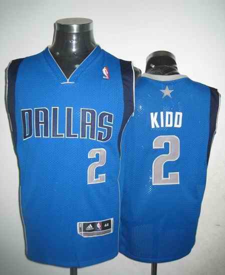 Revolution 30 Mavericks #2 Jason Kidd Blue Stitched NBA Jersey