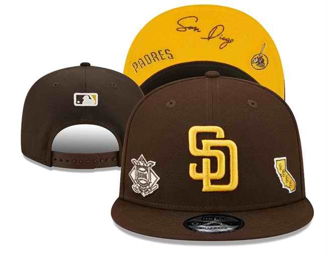 San Diego Padres Stitched Snapback Hats 0025