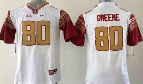 Seminoles #80 Rashad Greene White Limited Stitched Youth NCAA Jersey