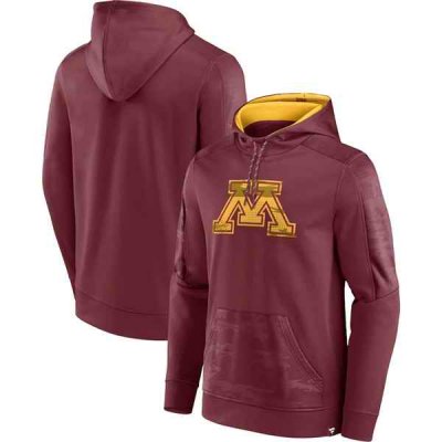 Men's Minnesota Golden Gophers Maroon On The Ball Pullover Hoodie