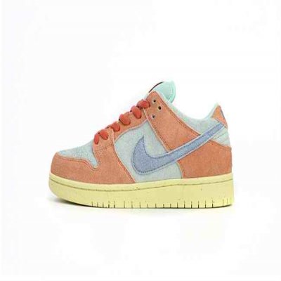 Men's Dunk Low Orange/Teal Shoes 0420