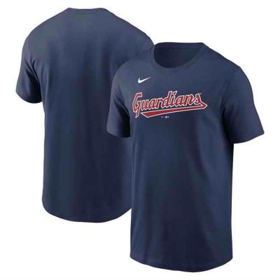 Men's Cleveland Guardians Navy T-Shirt'1pc Limited Per Order'