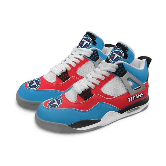 Women's Tennessee Titans Running weapon Air Jordan 4 Shoes 0002