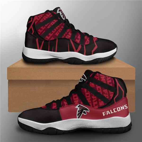 Women's Atlanta Falcons Air Jordan 11 Sneakers 001