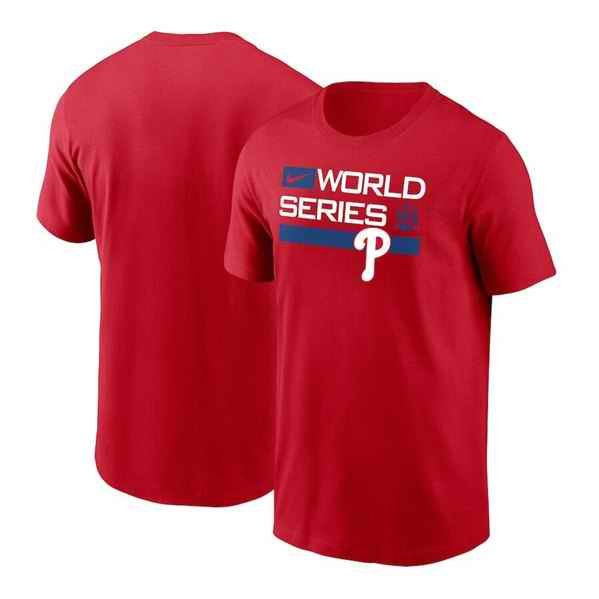 Men's Philadelphia Phillies 2022 Red World Series T-Shirt