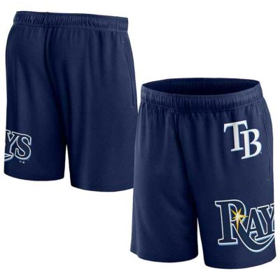 Men's Tampa Bay Rays Navy Clincher Mesh Shorts