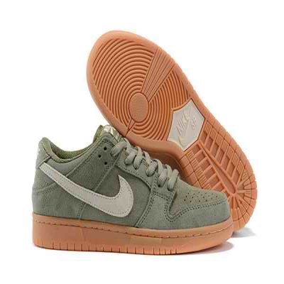 Women's Dunk Low SB Olive Shoes 0126