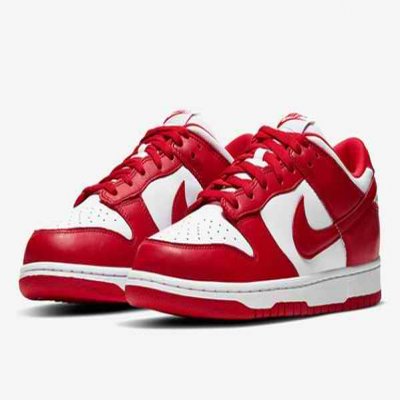 Women's Kasina X Dunk Low Red Shoes 037