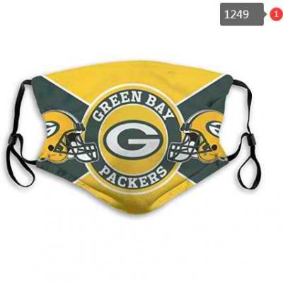 Green Bay Packers Face Mask 013 Filter Pm2.5 (Pls check description for details)